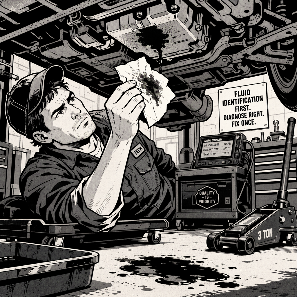 How to Identify and Fix Fluid Leaks Under Your Vehicle: A Technicians Guide