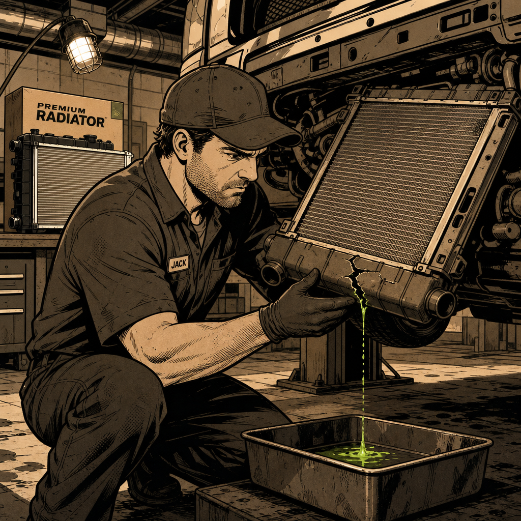 How to Diagnose and Fix a Damaged Radiator After Hitting a Speed Bump