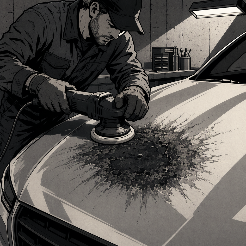 Firework Damage on Your Car Hood: A Technicians Repair Guide