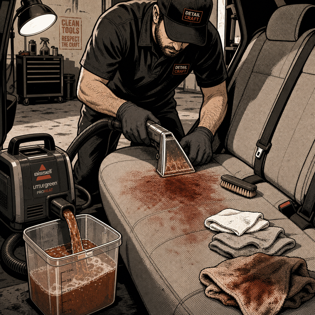How to Remove Blood Stains from Car Upholstery: Emergency Cleaning Guide