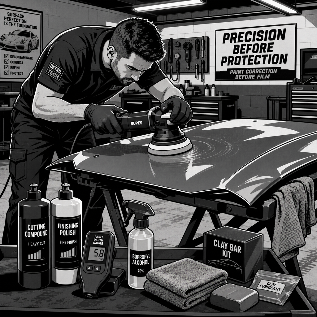 Paint Correction Before PPF: Why Proper Prep Prevents Protection Film Failures