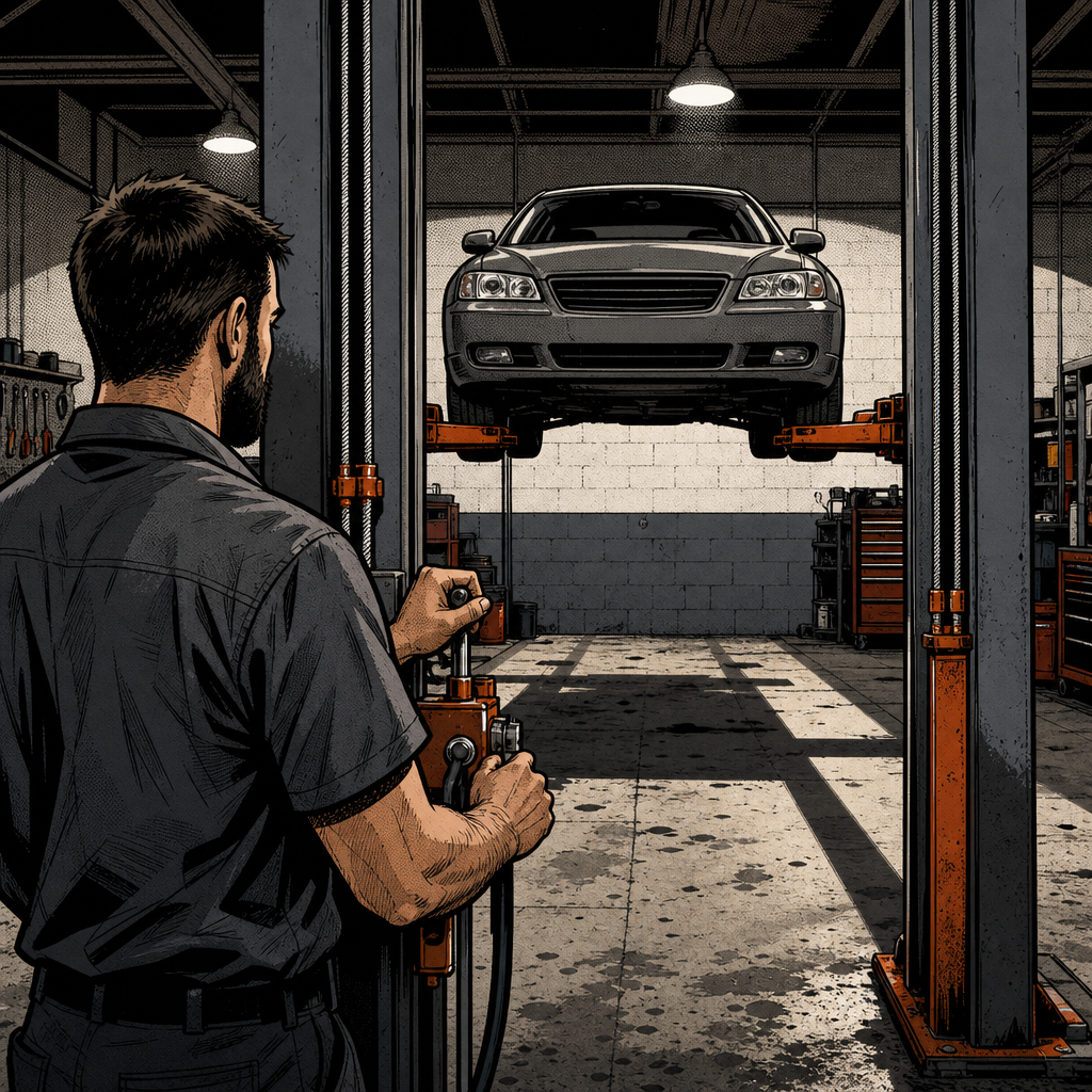 Vehicle Lift Safety: What Every Tech Should Know Before the Next Cable Snaps