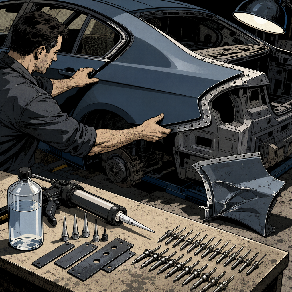 BMW Structural Quarter Panel Bonding: A Step-by-Step Guide to Doing It By the Book