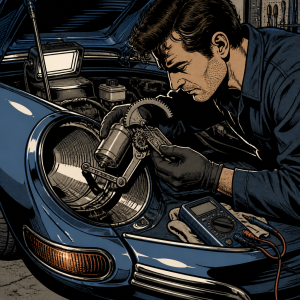 C5 Corvette Pop-Up Headlight Repair: Motors, Gears, and Manual Override