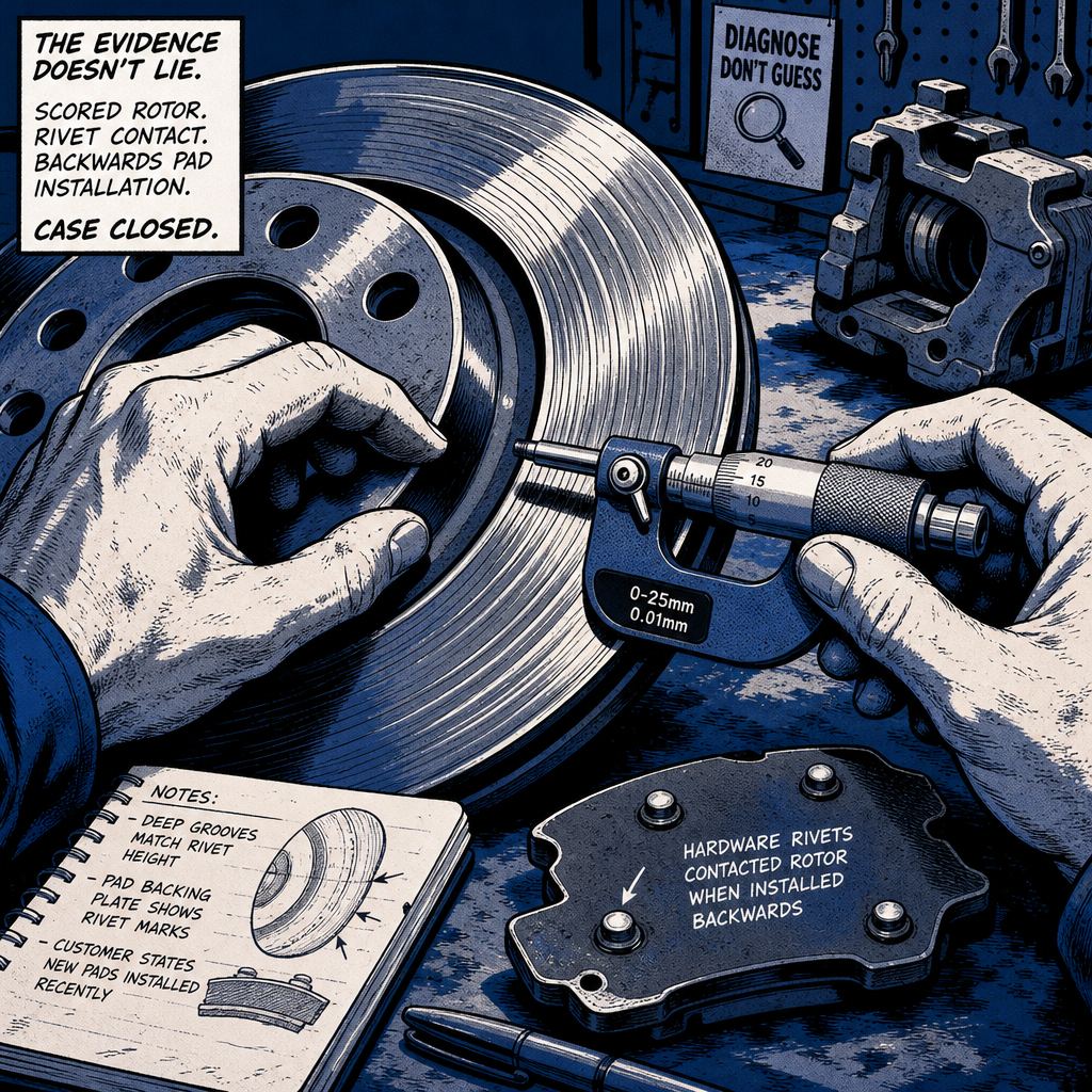 Backwards Brake Pads: How to Spot the Damage and Fix a Botched Install