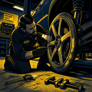 Curb Strike Damage: A Shop Inspection Checklist for Wheels, Rotors, and Suspension