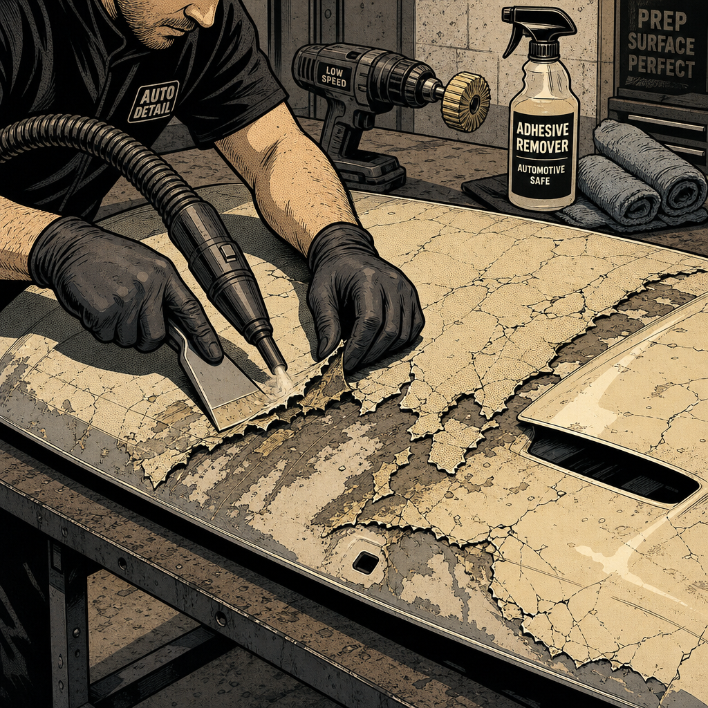 How to Remove Old Paint Protection Film Without Damaging the Paint