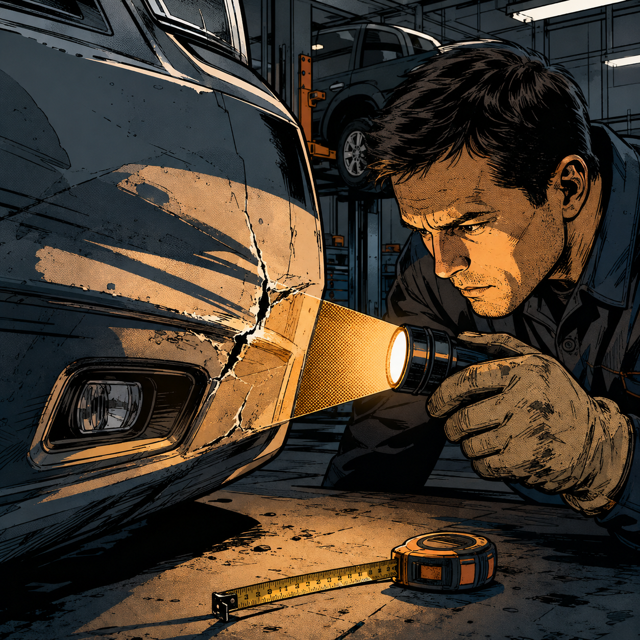 Spotting a Staged Collision Claim: A Technicians Guide to Verifying Vehicle-to-Vehicle Contact Damage