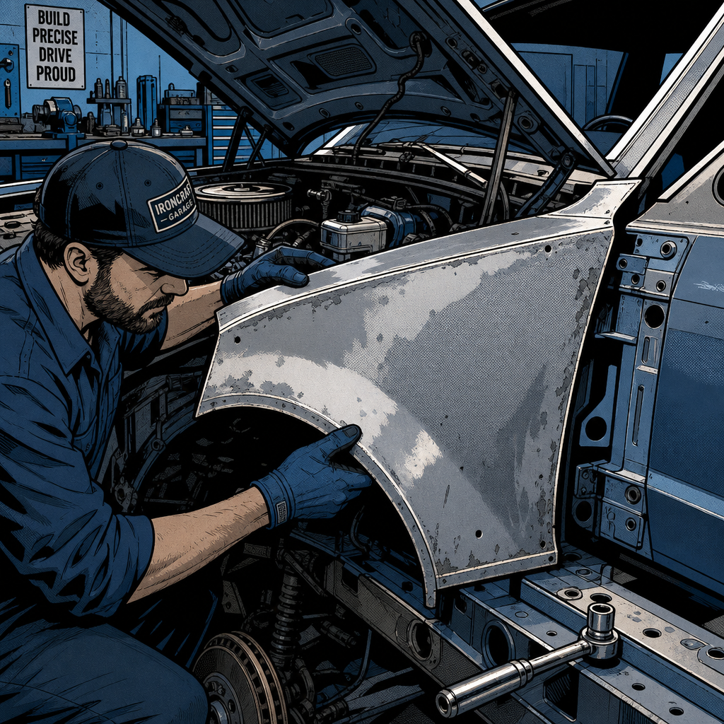 Fender Damage Repair: Why Panel Replacement Beats the Bondo-and-a-Prayer Fix