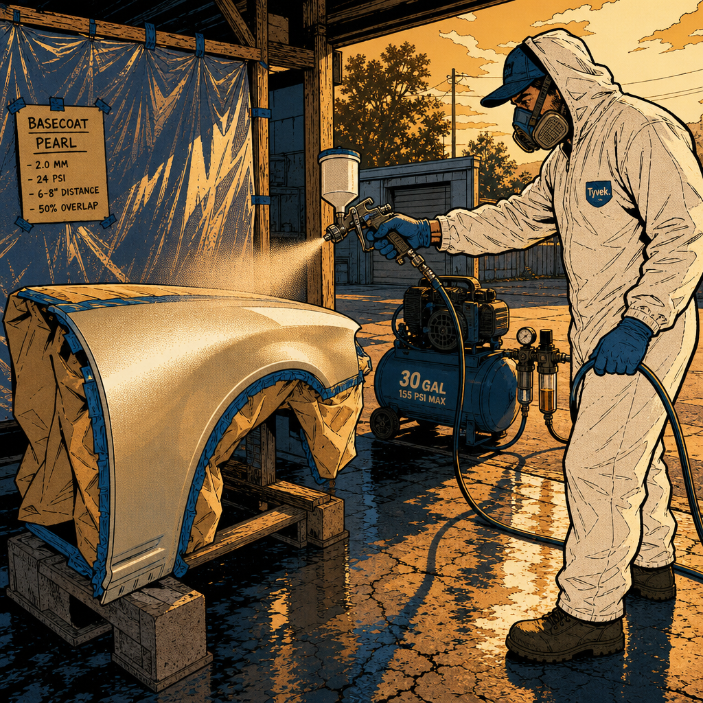 DIY Auto Spray Painting: Equipment, Technique, and Fixing Orange Peel