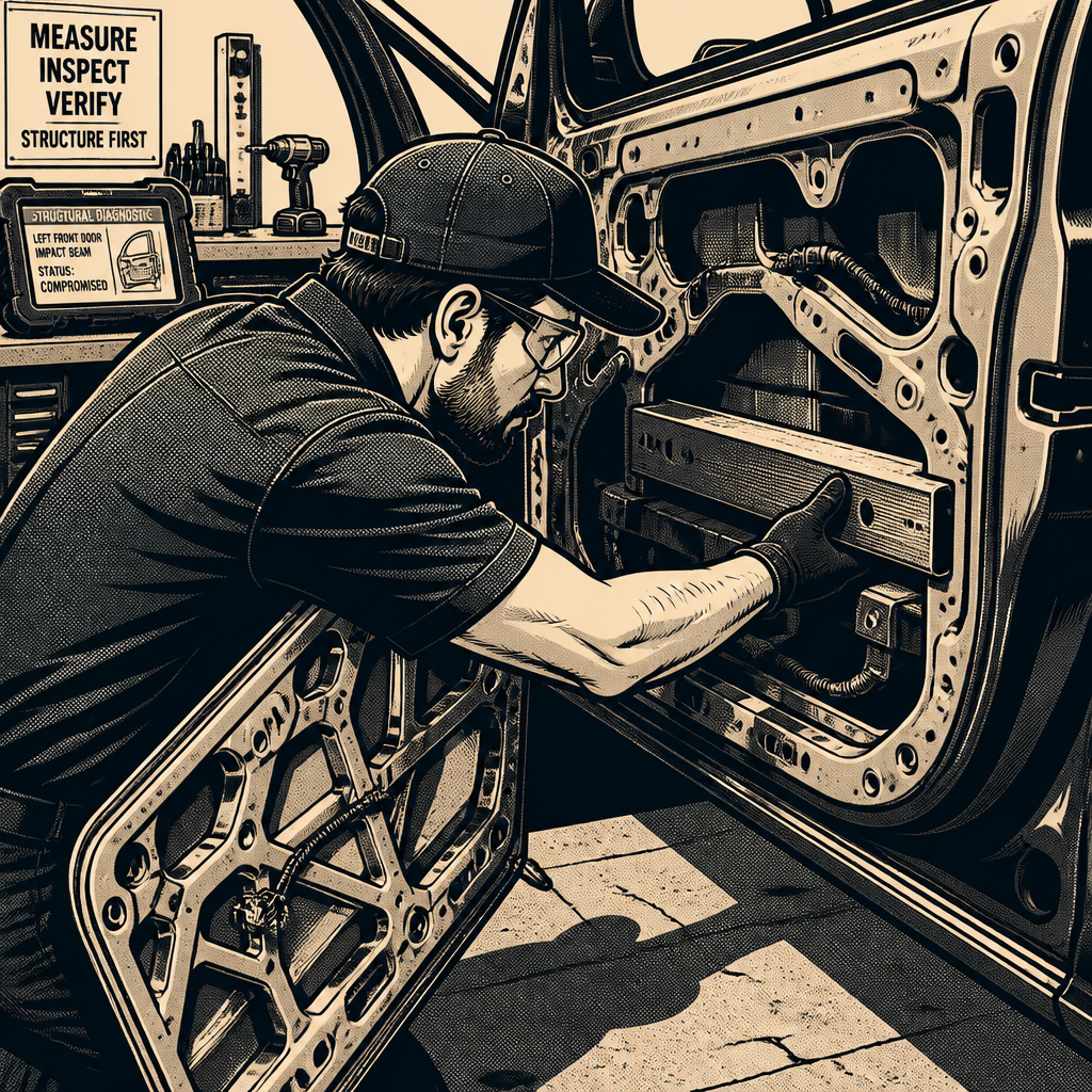 Side-Impact Door Damage: A Body Techs Assessment and Repair Checklist