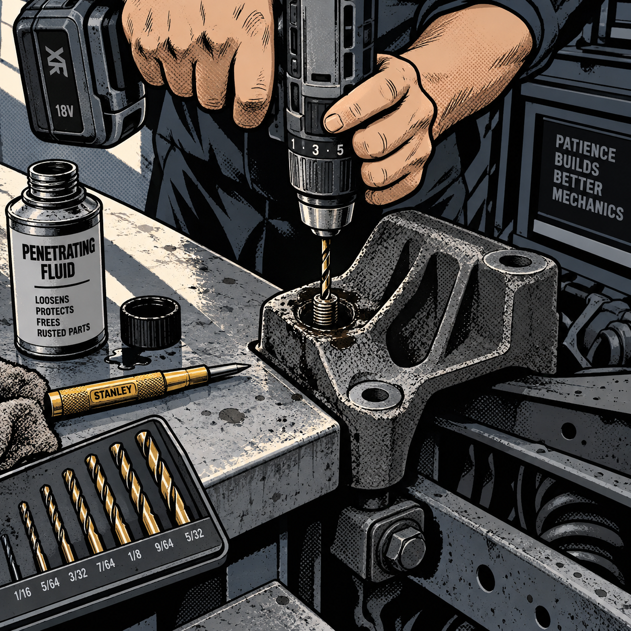 Broken Bolt Extraction: A Technicians Guide to Not Losing the Job (or the Car)