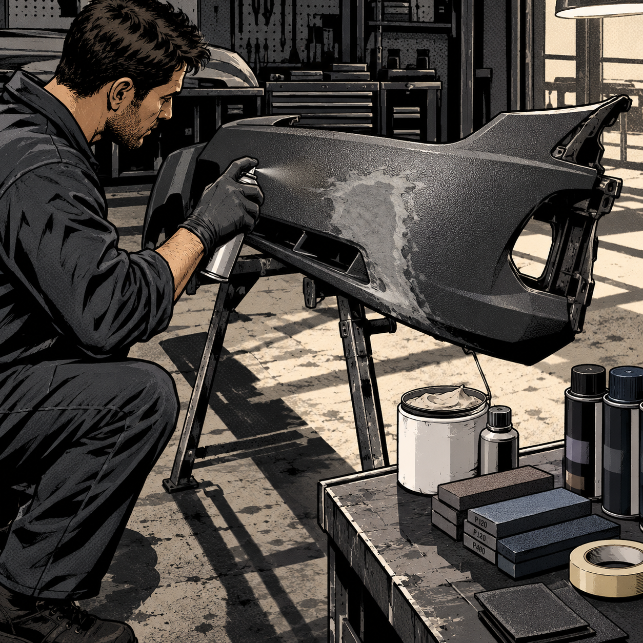 Bumper Texture Repair: A Technician's Guide to Matching Factory Plastic Grain