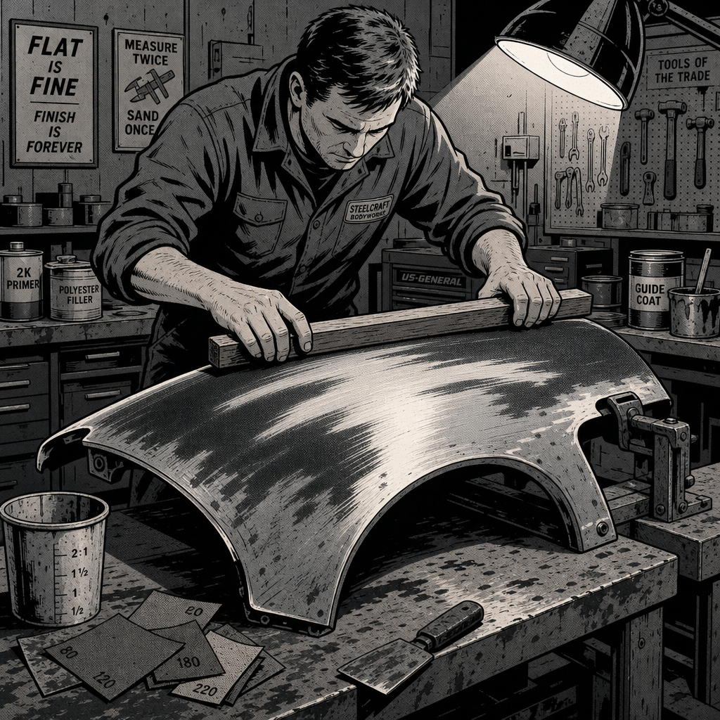 Body Filler Done Right: Avoiding the "Cottage Cheese" Repair Technicians Keep Laughing At