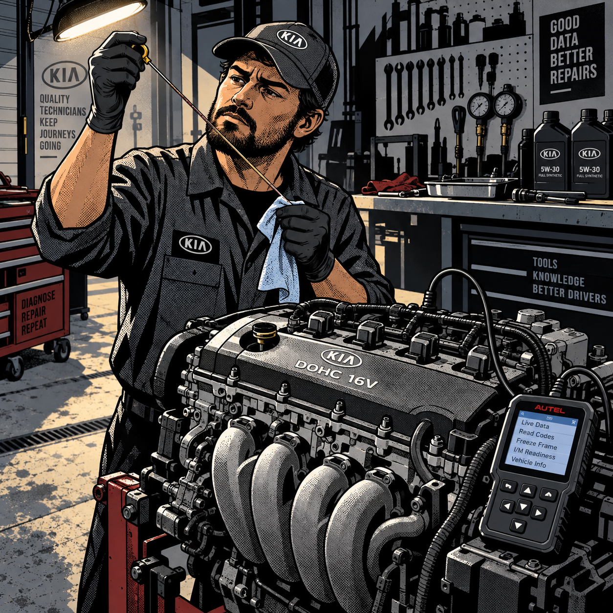 Kia/Hyundai Oil Consumption and Rod Bearing Failure: A Shop Guide to Diagnosis and Warranty Documentation